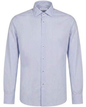 Manuel Ritz Shirt Cotton - Blue