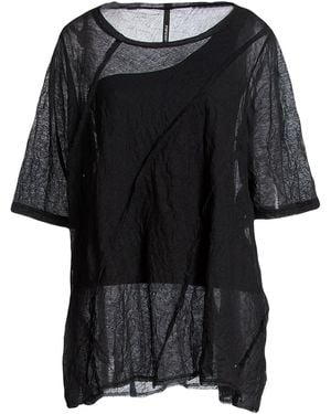 MANESERA Top Cotton, Polyester - Black