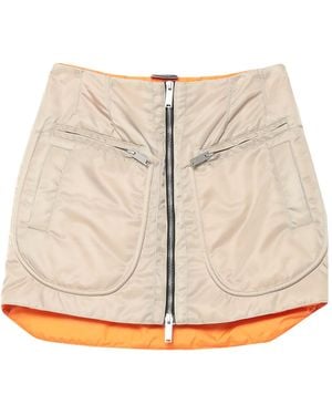 Marcelo Burlon Mini Skirt - Natural