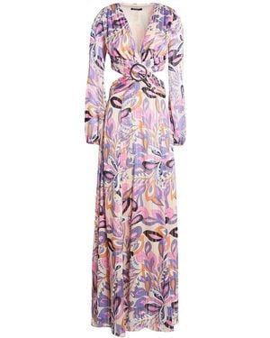 MARCIANO BY GUESS Maxi Dress Polyester, Metallic Fiber - Pink
