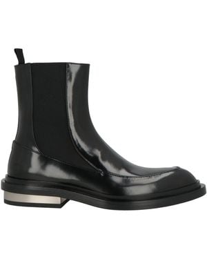 Jil Sander Ankle Boots Leather - Black