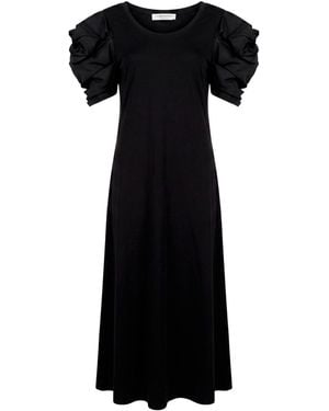 Anna Molinari Maxi Dress Cotton - Black