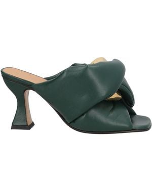 JW Anderson Dark Sandals Synthetic Material - Green