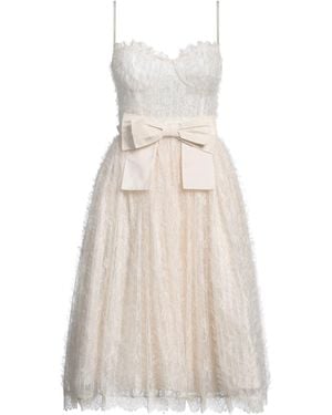 Elisabetta Franchi Midi Dress - White