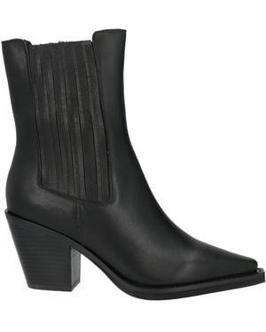 Alma En Pena. Botines De Caña Alta - Negro