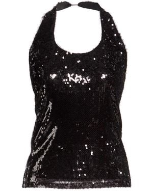 Kontatto Top Polyester, Elastane - Black