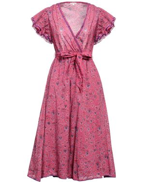 Poupette Midi Dress - Pink