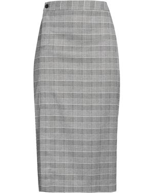 Stella Jean Midi Skirt Polyester, Cotton, Elastane - Gray