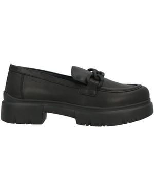 Stonefly Second Skin Loafers Calfskin - Black