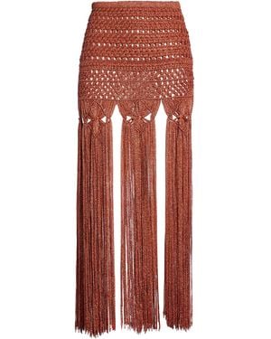 Alanui Maxi Skirt - Red