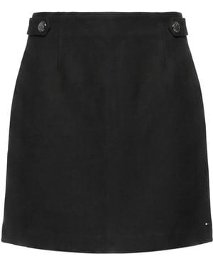 Tommy Hilfiger Mini Skirt Wool, Polyamide, Cashmere - Black