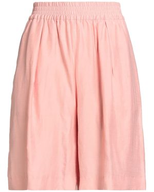 Samsøe & Samsøe Shorts & Bermuda Shorts Viscose, Linen - Pink