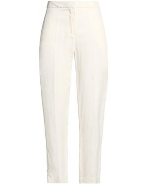 Kaos Pants Viscose, Linen - White