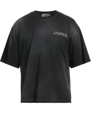 A PAPER KID T-Shirt Cotton - Black