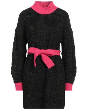 Le Volière Mini Dress Acrylic, Textile Fibers, Wool, Viscose, Alpaca Wool - Black