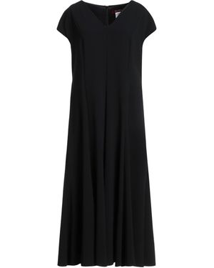 Max Mara Midi Dress Triacetate, Polyester - Black