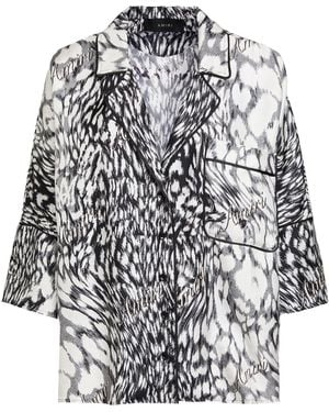 Amiri Shirt Silk - White