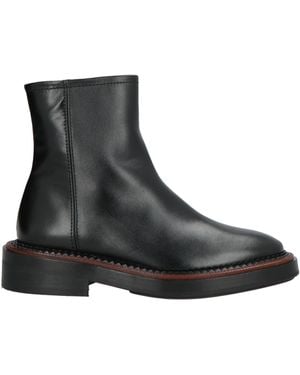 Ras Ankle Boots Leather - Black