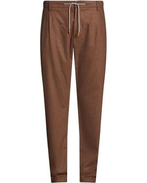 Eleventy Pants Wool, Cashmere, Elastane - Brown