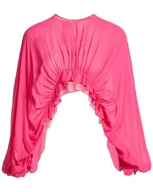 Pinko Fuchsia Top Viscose - Pink