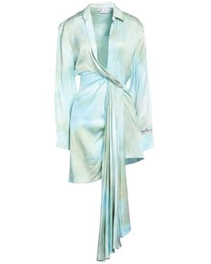 Off-White c/o Virgil Abloh Minivestido - Azul