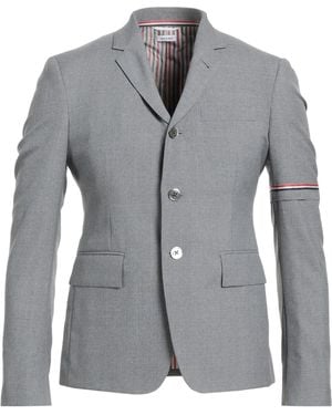 Thom Browne Blazer Wool, Polyester - Grey