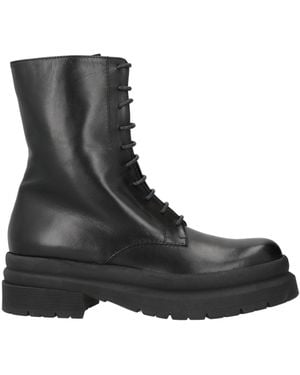 Emanuela Passeri Ankle Boots Leather - Black