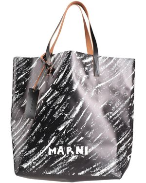Marni Handbag Textile Fibers - Black