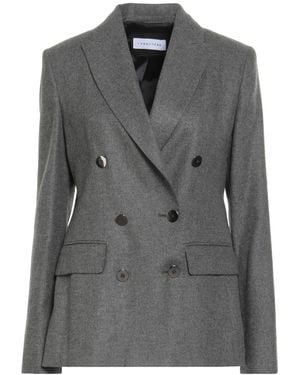 Caractere Blazer Viscose, Wool - Grey