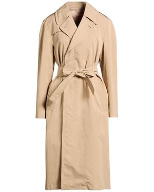 Philosophy Di Lorenzo Serafini Sand Overcoat & Trench Coat Polyester, Cotton, Polyamide - Natural