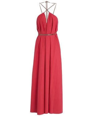 Brunello Cucinelli Maxi Dress - Red