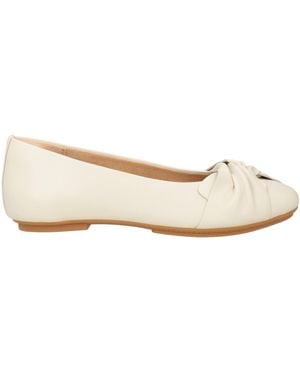 Fitflop Ballet Flats Leather - Natural