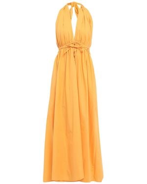 Isabelle Blanche Midi Dress - Metallic