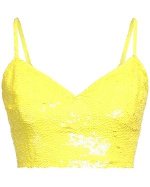 P.A.R.O.S.H. P.A.R.O..H. Top Polyamide, Elastane - Yellow