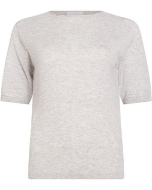 Antonelli Sweater Virgin Wool, Cashmere, Silk - White