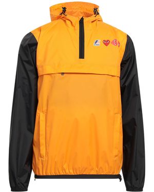 COMME DES GARCONS PLAY X K-WAY Jacket Polyamide - Orange
