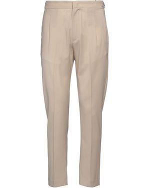 Low Brand Trousers Virgin Wool - Natural