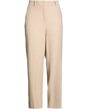 Cambio Trousers Polyester, Viscose, Wool, Elastane - Natural