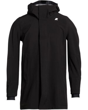 K-Way Tommy Bonded Jersey Overcoat & Trench Coat Polyester, Polyurethane - Black