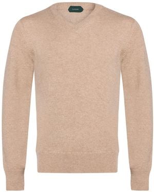 Zanone By Slowear Sweater Virgin Wool - White
