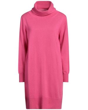 Kangra Mini Dress Merino Wool, Silk, Cashmere - Pink