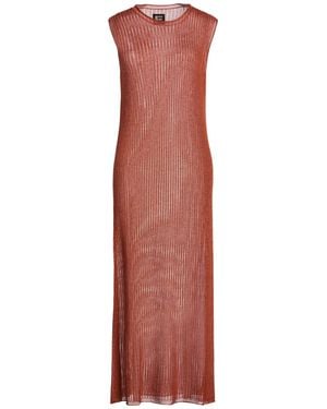 Fisico Maxi Dress Viscose, Polyester - Red