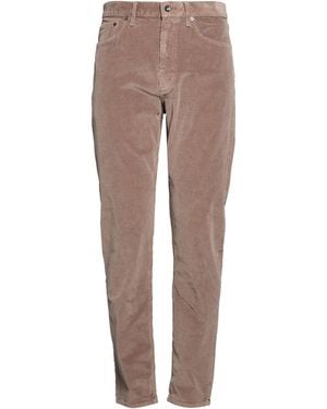 Rag & Bone Taupe Trousers Cotton, Elastane - Natural