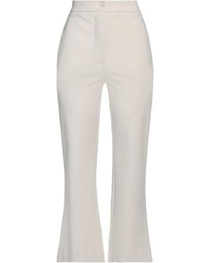 THE M.. Light Trousers Viscose, Polyamide, Elastane - White