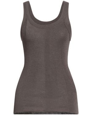 Quira Tank Top Silk - Brown