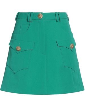 Balmain Mini Skirt - Green