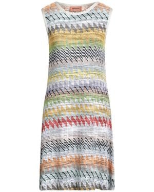 Missoni Marigold Mini Dress Cotton, Viscose - White