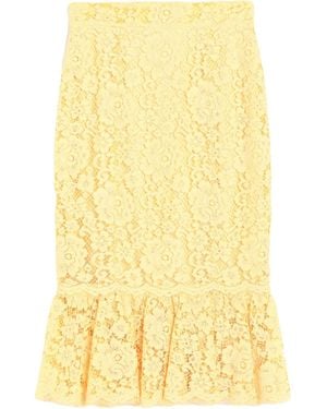 Dolce & Gabbana Midi Skirt - Yellow