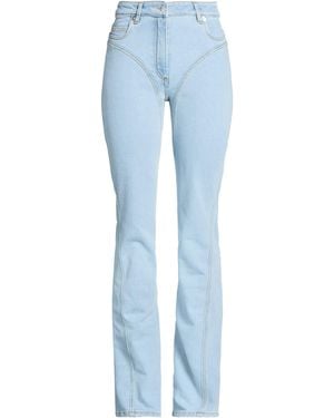 Mugler Jeans Cotton, Elastane - Blue