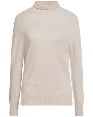 Aragona Ivory Turtleneck Cashmere - White